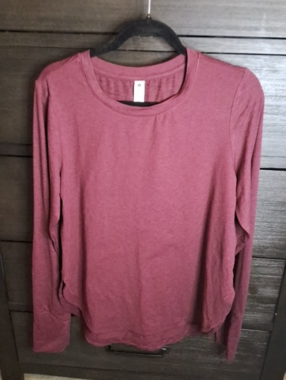 Velocity Long Sleeve Crewneck Top - Mauve